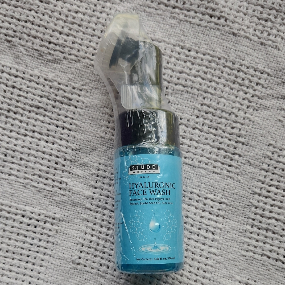 STUDD Muffyn Hyaluronic Face Wash ☆ 3.38fl Oz ☆ 100ml ☆ NEW In Sealed Pkg ☆